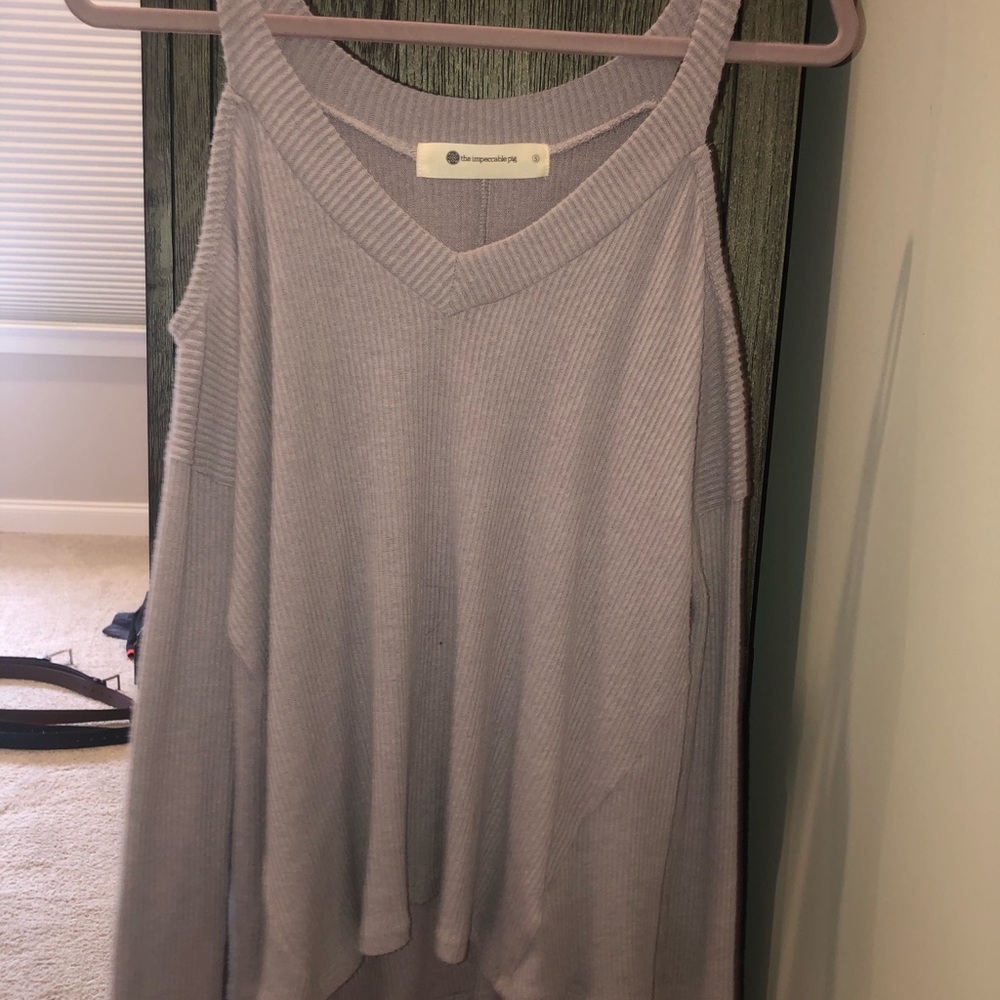 Cold-Shoulder Sweater